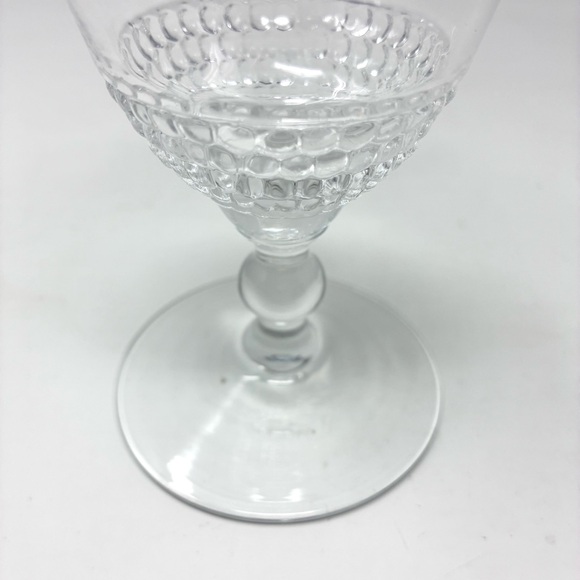 Duncan & Miller Teardrop Clear Stem Low Water Goblets Set of 4 Vintage Farmhouse - Picture 3 of 5